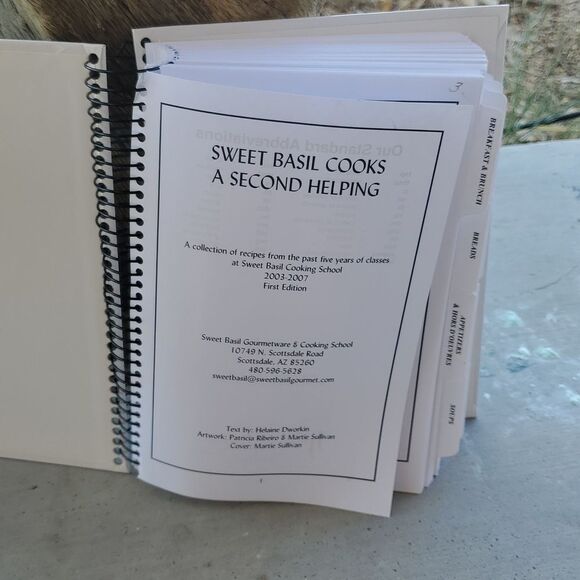 Sweet Basil Cooks Cookbook - A Second Helping - Picture 5 of 10